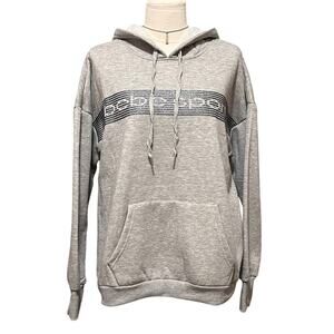 Bebe Sport Gray Sweatshirt Hoodie Women's Size 1X, NWT